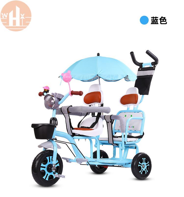 遛娃神器3到6岁婴儿小推车小巧二胎小孩外出坐车方便三轮车可载人