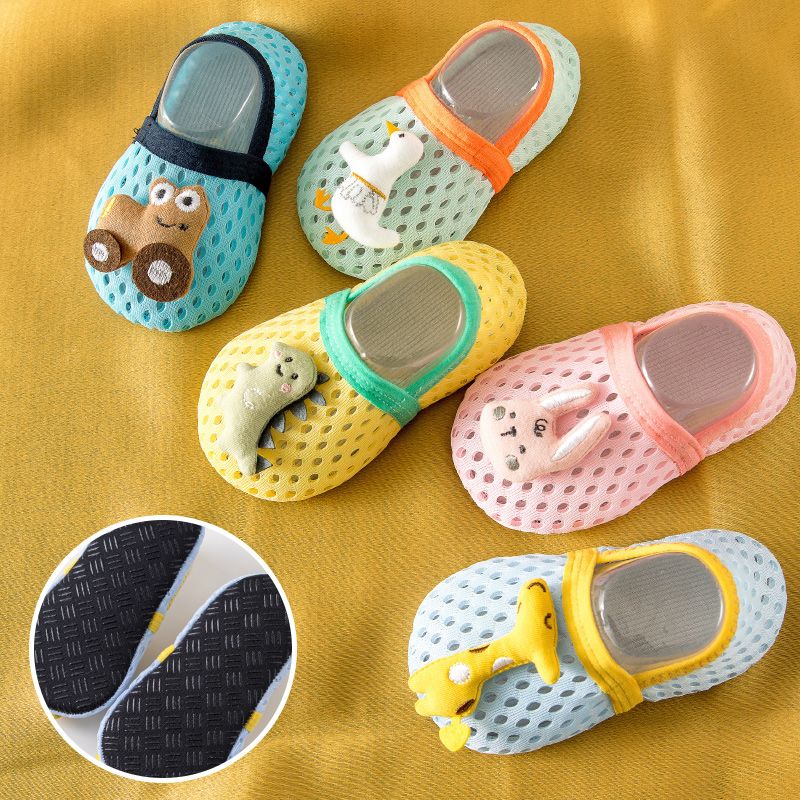 宝宝地板鞋春夏季薄款早教学步室内婴儿地板袜软底防滑底儿童鞋袜