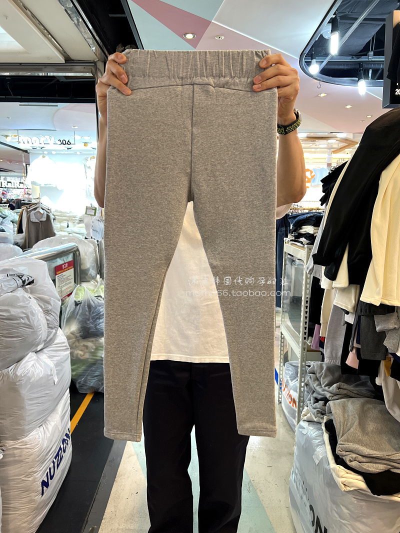 2022冬季孕妇裤韩国代购进口纯棉保暖加厚加绒弹力修身托腹打底裤