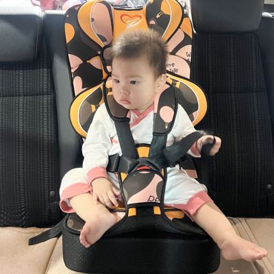 简易便携式儿童安全座椅汽车用电动车载宝宝座椅坐垫背带式012岁