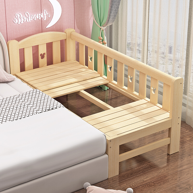 拼接床加宽床实木婴儿床小床拼接大床神器平接床边大人可睡儿童床