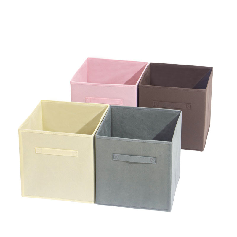 无盖纯色折叠收纳箱 玩具储物箱家用储物盒衣服整理箱 杂物盒