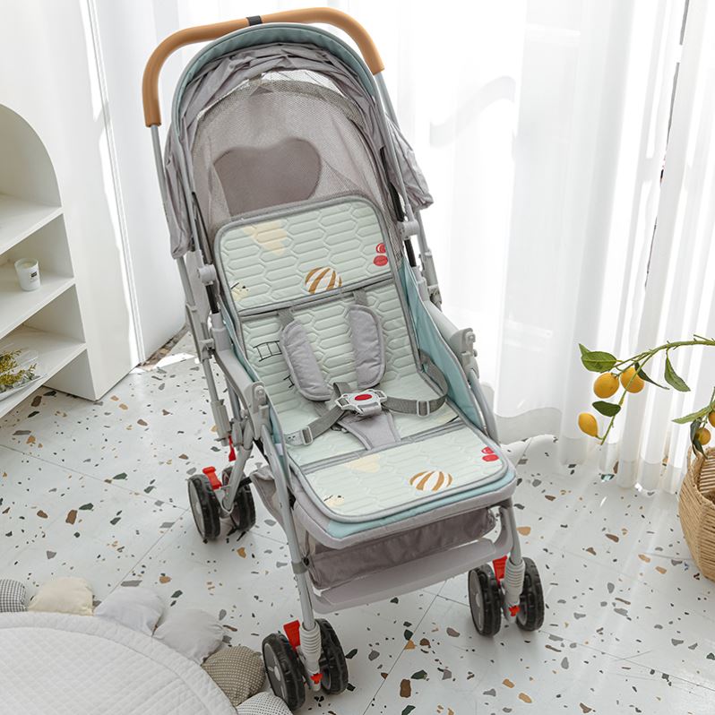 推荐婴儿车凉席通用夏季宝宝手推车安全座椅专用防滑坐垫冰丝乳胶