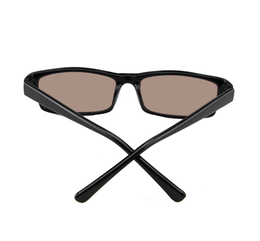 天然水晶眼镜男女款太阳镜中年老年人养眼养目镜防辐射石头镜蓝框