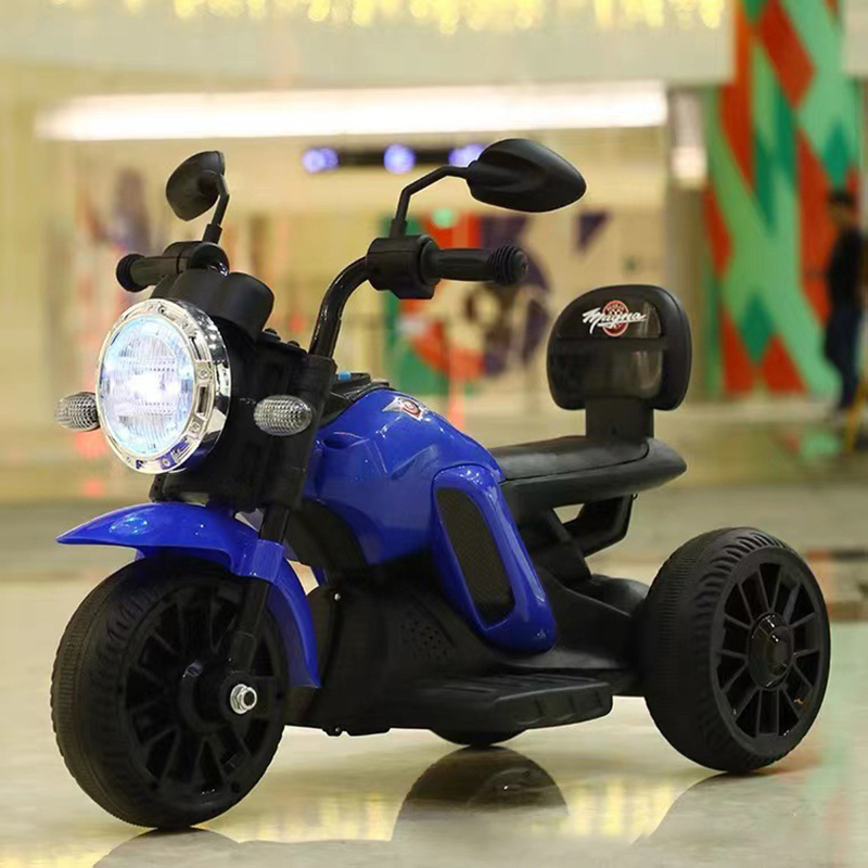 儿童电动摩托车可坐人充电玩具车1-3-6岁男女宝宝遥控三轮车童车