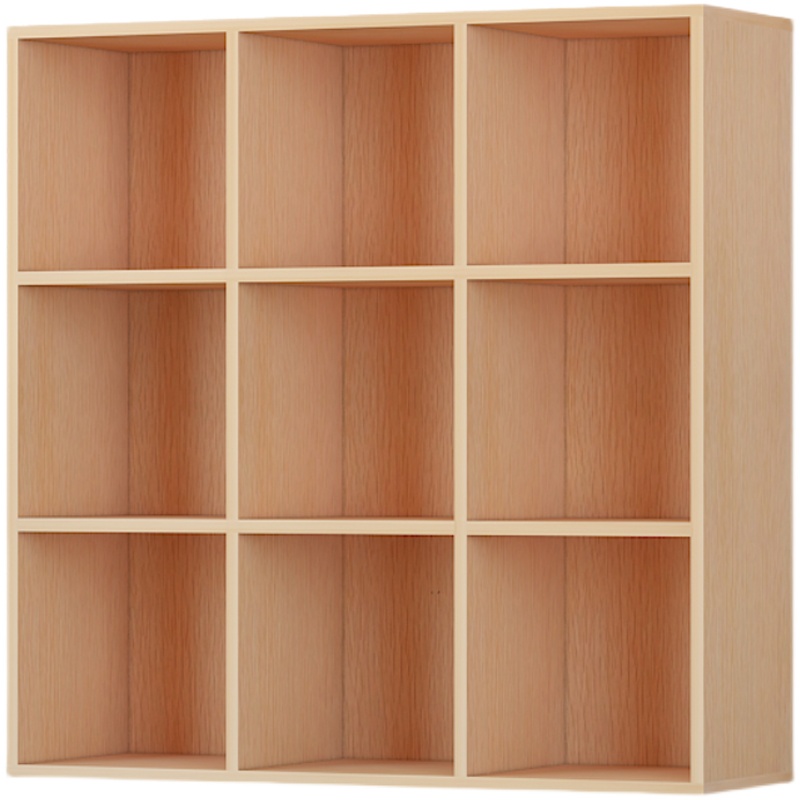 定做书柜书架简约整墙格子柜自由组合柜子储物柜多层收纳木柜定制