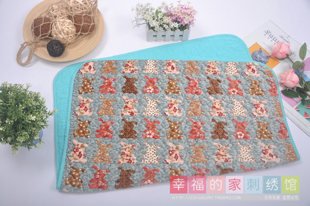 韩国云丝绒秋冬绒毯卡通儿童隔尿垫成人月经垫保暖防潮婴儿床垫