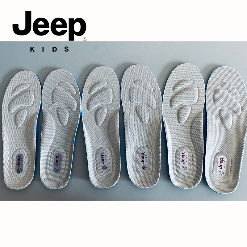 jeep儿童鞋垫透气吸汗小孩专用鞋垫男女童休闲减震鞋垫26-39码