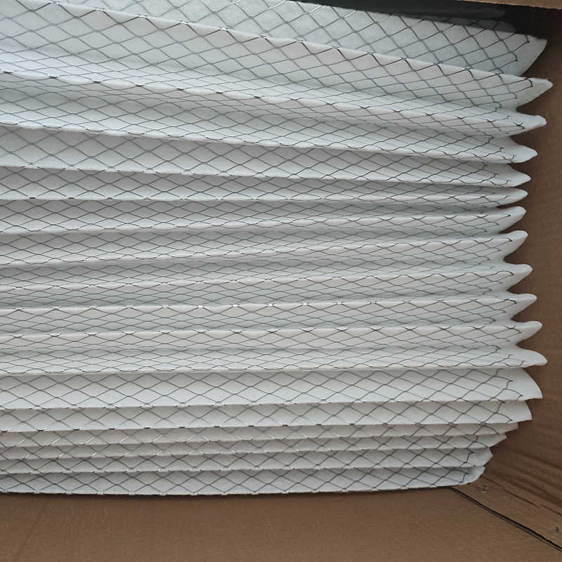 空调空气净化器风机烤漆房方格网打折棉初效过滤器纸框过滤网滤芯
