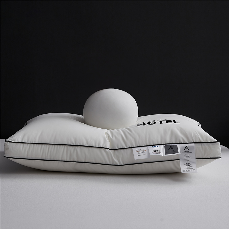 新品A类全棉枕头芯家用一对夏季护颈椎助睡眠酒店专用儿童低整枕