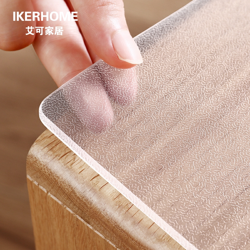 IKER德国进口餐桌垫透明桌布茶几桌面保护膜水晶板软玻璃抑菌桌垫