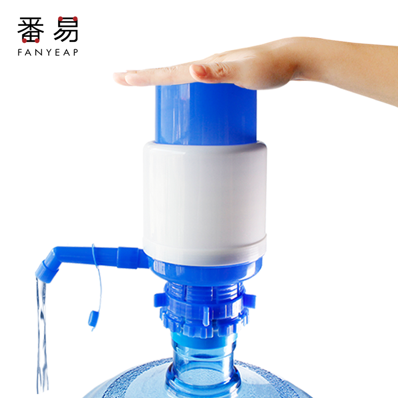 按压水抽水器//桶装水饮水机家用出水手压纯净水矿泉水泵手动水桶