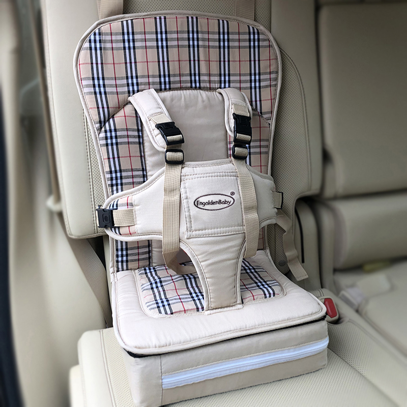 车载儿童安全座椅简易p宝宝坐垫便携式四轮电动汽车通用婴儿固定