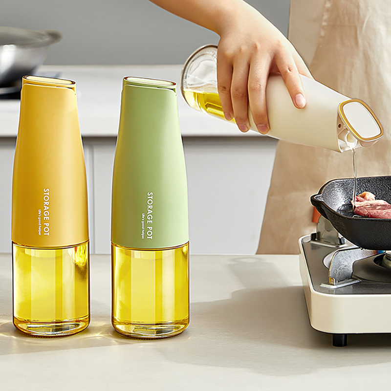 玻璃油壶自动开合防漏油罐壶厨房家用不挂油酱油醋控油调料瓶油瓶