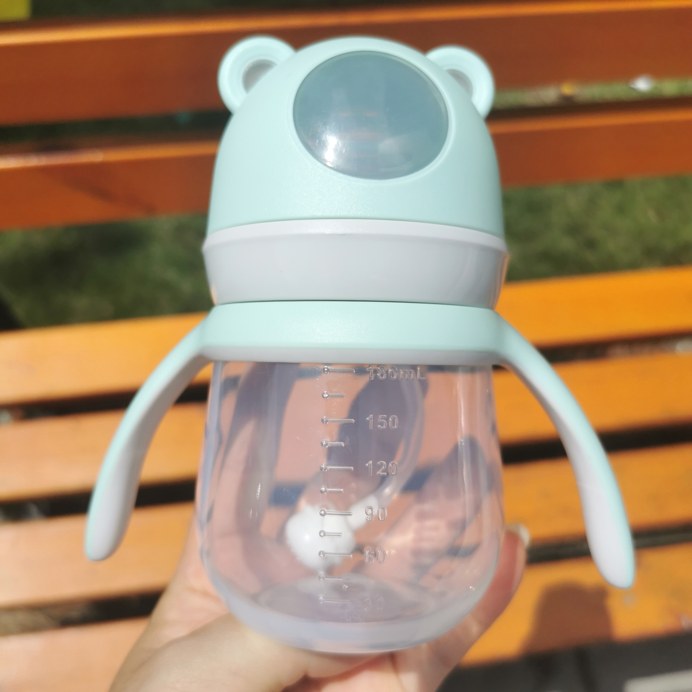 小容量宽口径奶瓶婴儿新生儿防胀气塑料耐摔宝宝0到6个月1岁水杯