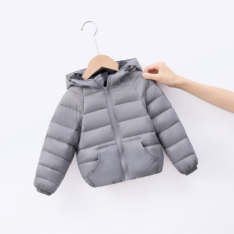 反季儿童轻薄款羽绒服男童2021新款洋气女童宝宝童装婴儿冬装外套