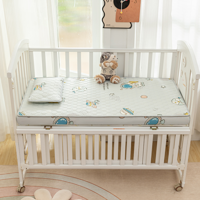 婴儿床床笠夏季儿童乳胶凉席床单床上用品宝宝床罩拼接床垫套定制