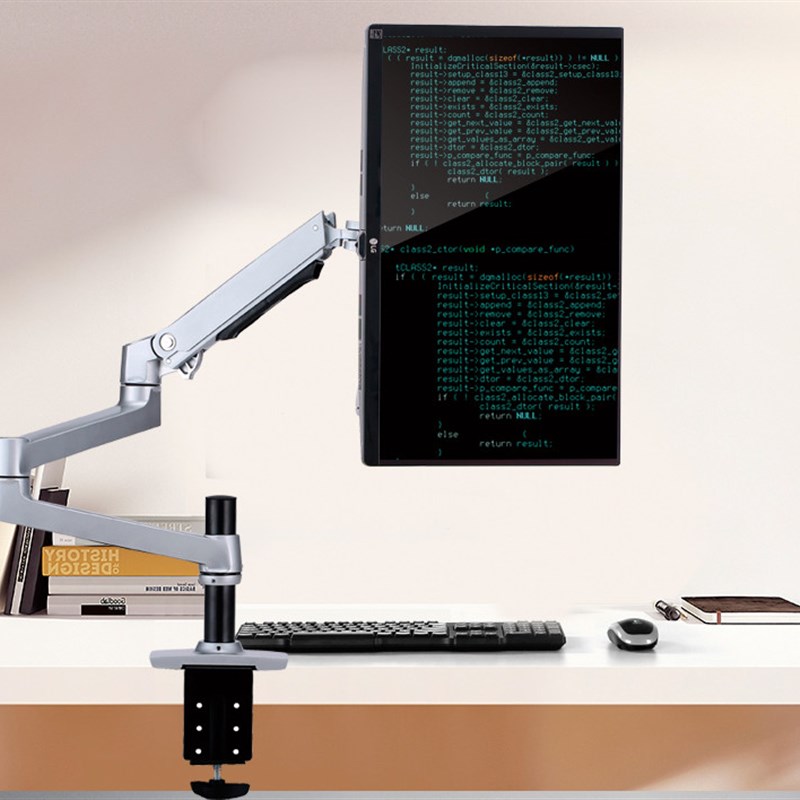 新视纪加长款显示器支架台式电脑桌面伸缩旋转升降壁挂延长臂底座