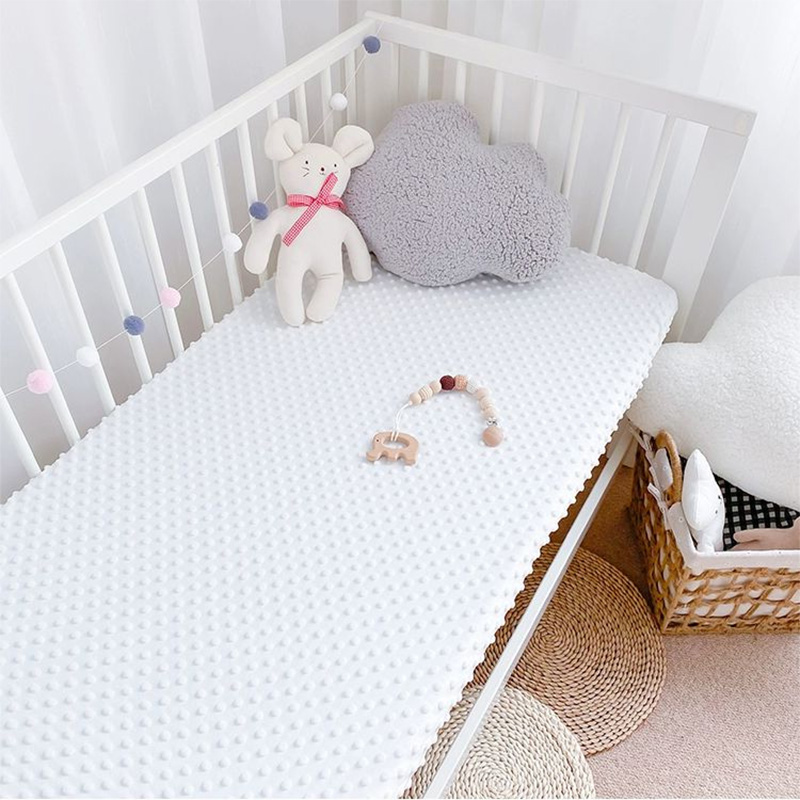 豆豆绒婴儿床床笠宝宝床罩儿童床单床垫套新生儿床上用品四季定制