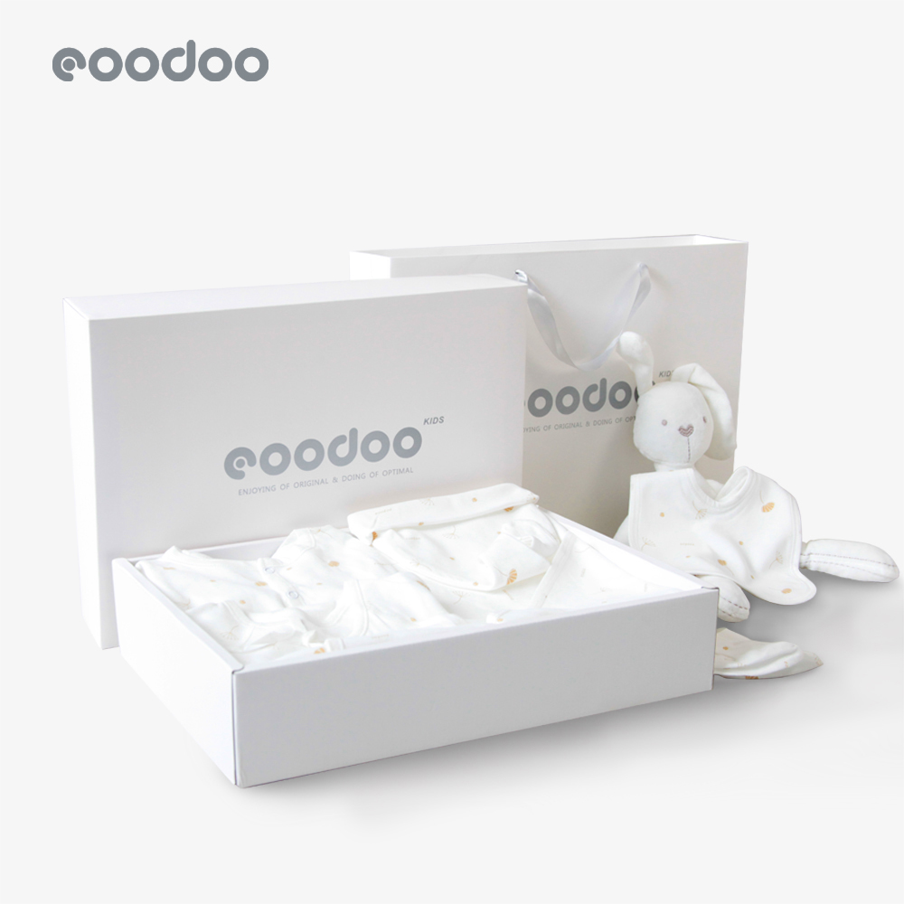 eoodoo品嘟婴儿套装新生儿礼盒衣服夏季初生满月宝宝见面礼物用品