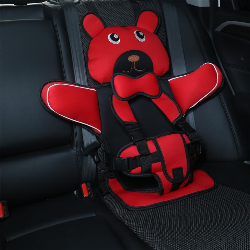 儿童安全座椅简易便携式车载婴儿宝宝0-4-12通用汽车用绑带垫