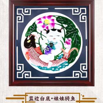 中国风特色手工剪纸镜框装饰画高考百日誓师礼物礼品实木画芯镜框