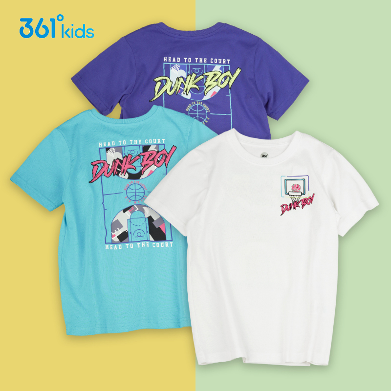 361童装纯棉短袖T恤女童男童中大童体恤夏季短款运动上衣夏装