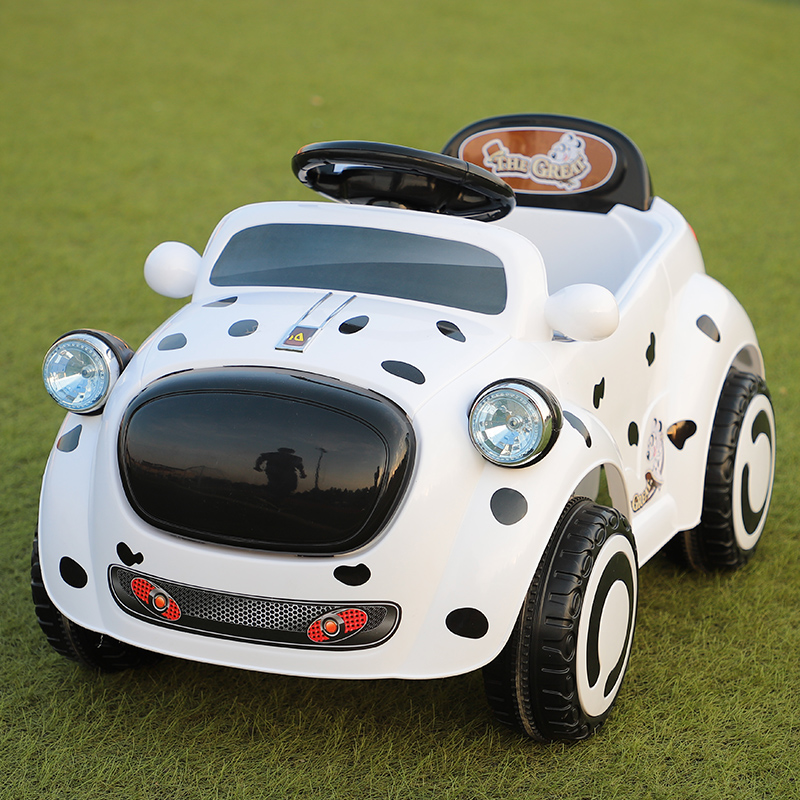 高档婴幼儿童电动四轮汽车遥控摇摆车小孩1-3岁男女宝宝玩具车可