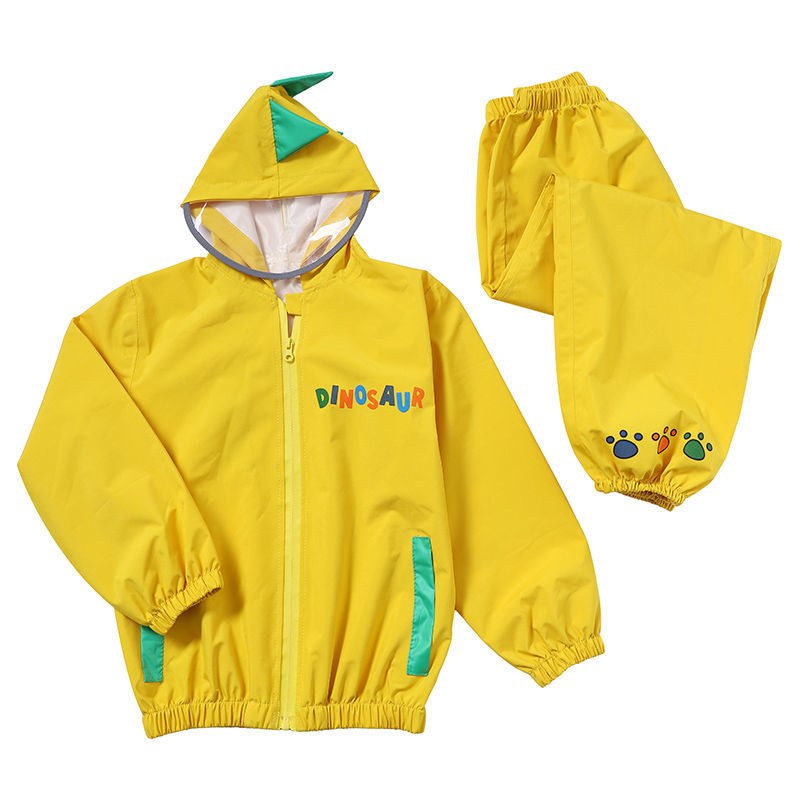 岁柏香雨衣儿童套装分体幼儿园雨衣学前班学生3-8岁雨披防寒保暖