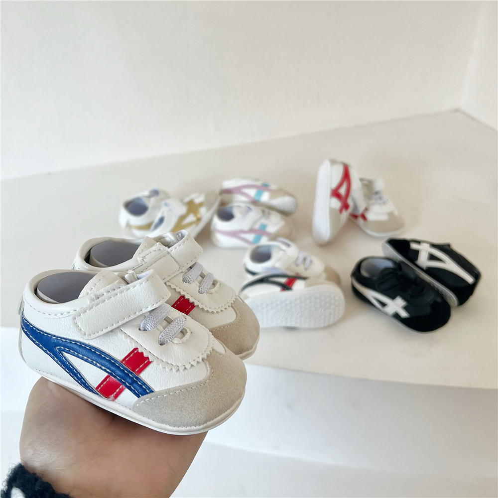 春秋0-1岁男女宝宝3-6-12个月七八个月婴儿软胶底防掉防滑学步鞋