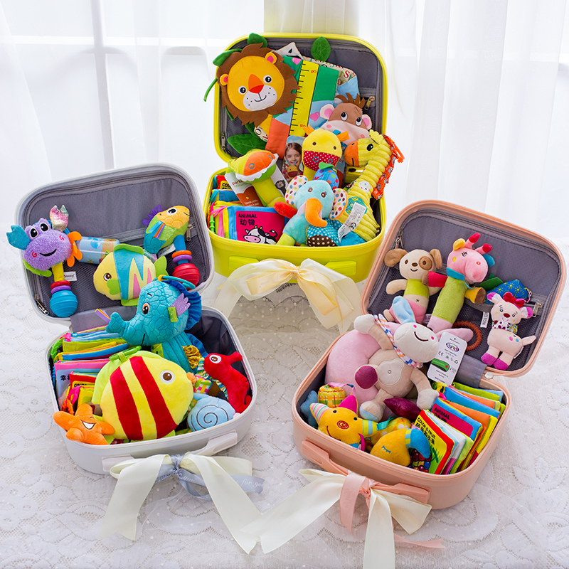 新生婴儿儿礼盒高档满月宝宝礼物用品大全刚出生的见面礼玩具套装