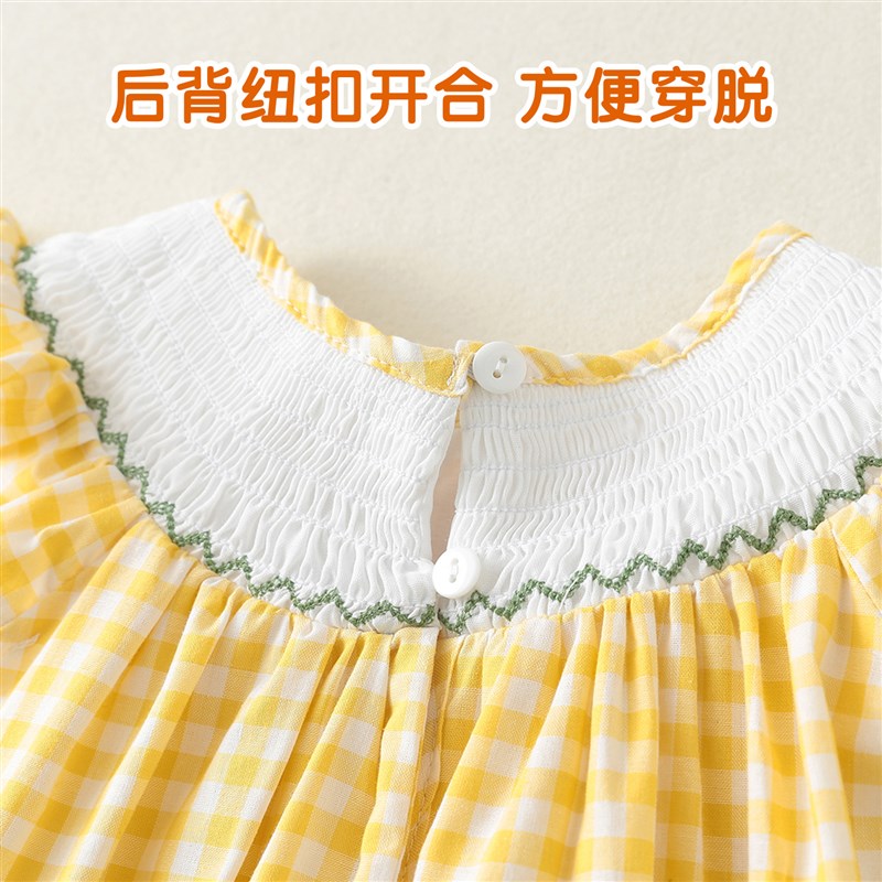 新品女童连衣裙夏装女宝宝裙子夏季洋气婴儿童装衣服小女孩公主裙