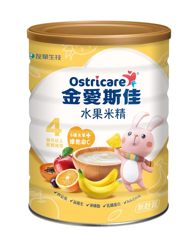 金爱斯佳 中国台湾进口米粉米糊小麦粉麦糊补钙铁锌婴幼儿高铁