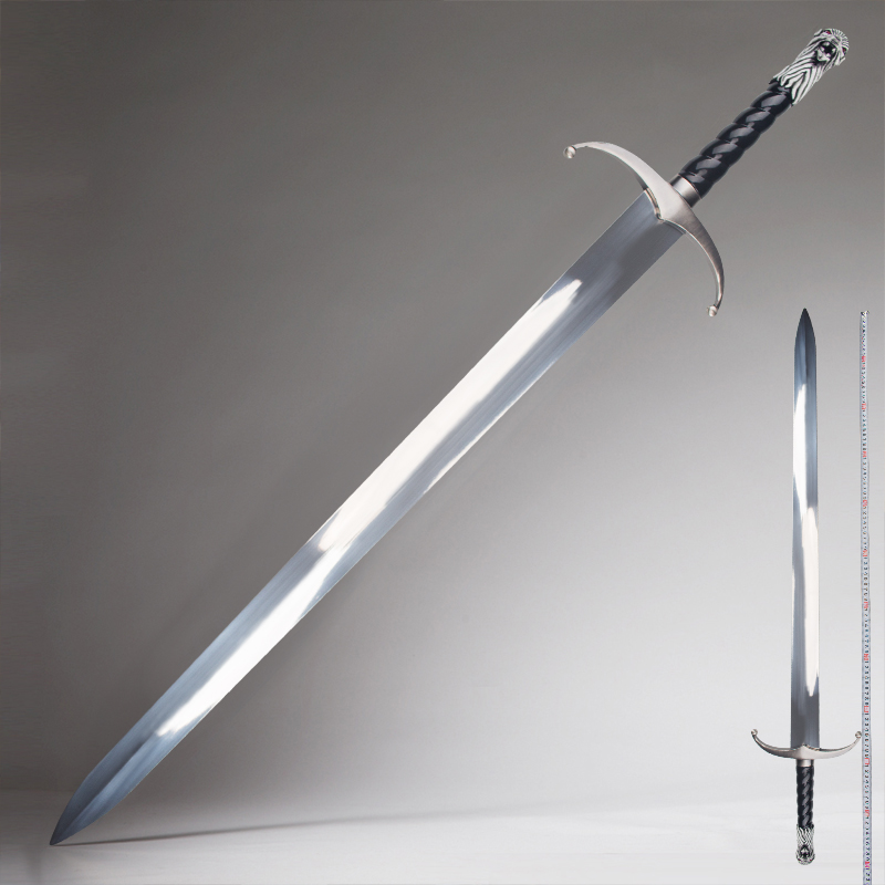 权力的游戏长爪剑冰与火之歌冰原狼剑琼恩雪诺武器佩剑未开刃包邮