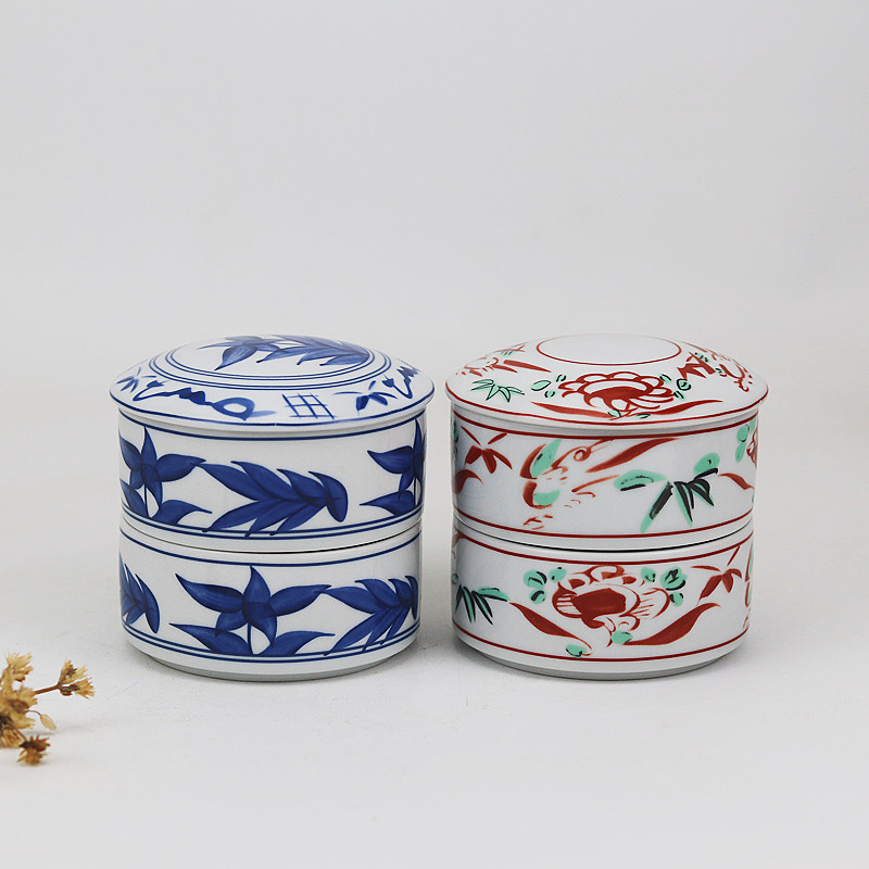日式陶瓷蒸蛋羹碗商用带盖小炖盅多层碗家用燕窝隔水炖盅料理餐具