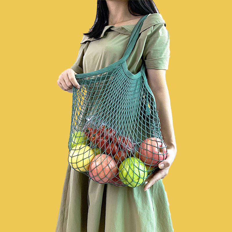 购物网兜网袋儿童玩具便捷收纳兜手提编织袋子水果参数蔬菜购物袋
