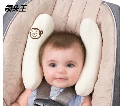 婴儿童安全座椅护头枕靠枕宝宝护颈枕枕推车头部固定保护枕头