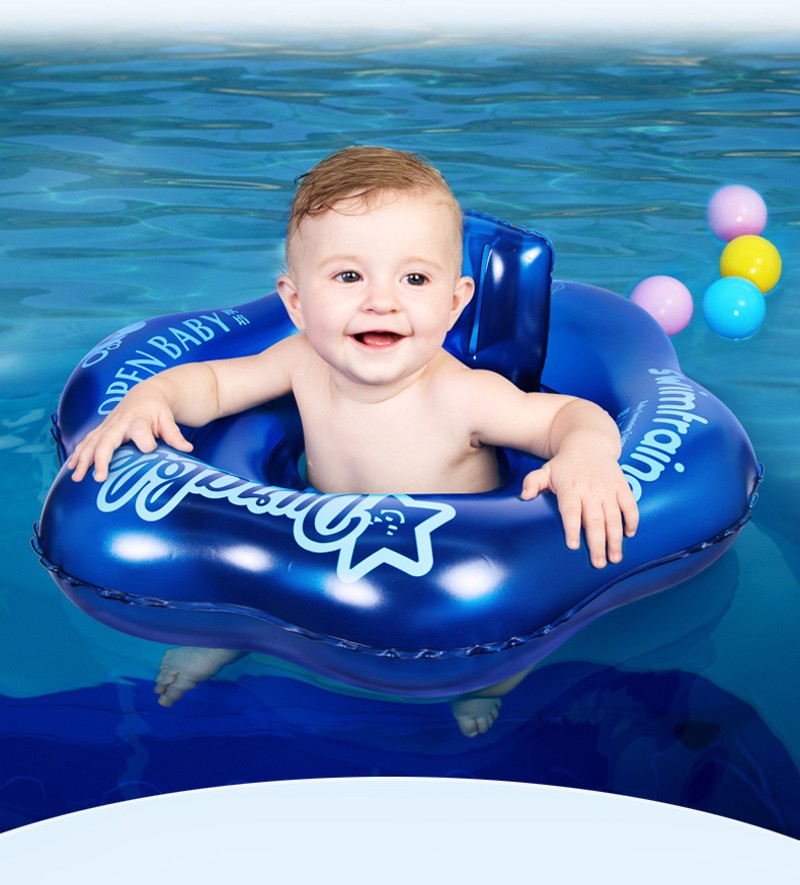 婴儿游泳圈坐圈宝宝幼儿腋下座圈0-1-3岁小孩裤网兜坐式泳圈儿童