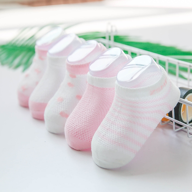 新品厂家夏天宝宝儿童夏季袜子超薄短袜婴儿20196-12个月春夏薄款