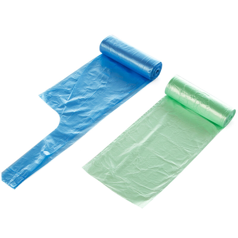苏诺加厚背心点断式垃圾袋厨房卫生间家用手提中号塑料袋实惠袋子