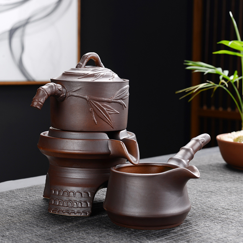 创意懒人泡茶神器茶漏茶滤创意滤茶器个性陶瓷石磨功夫茶具配件