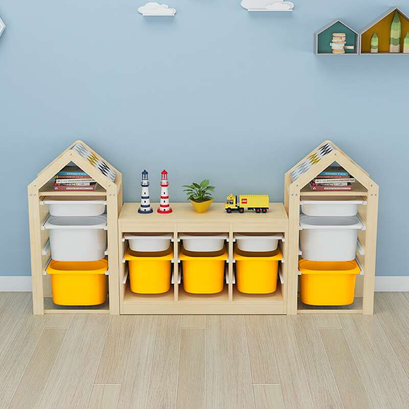蘑菇森林玩具收纳架儿童整理柜宝宝置物架大容量客厅幼儿园收纳柜