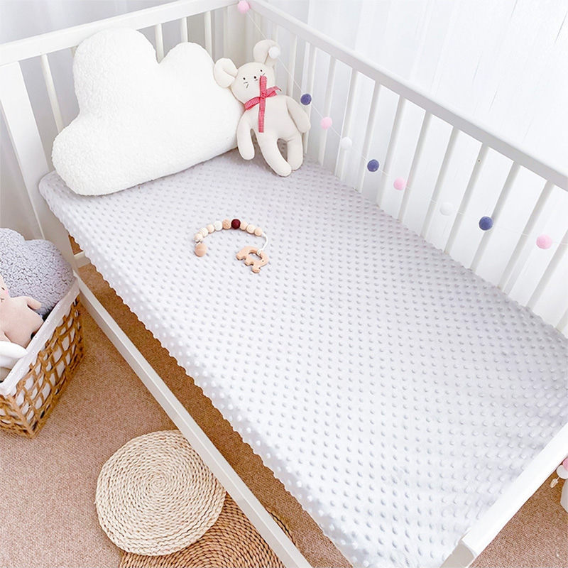 豆豆绒婴儿床床笠宝宝床罩儿童床单床垫套新生儿床上用品四季定制