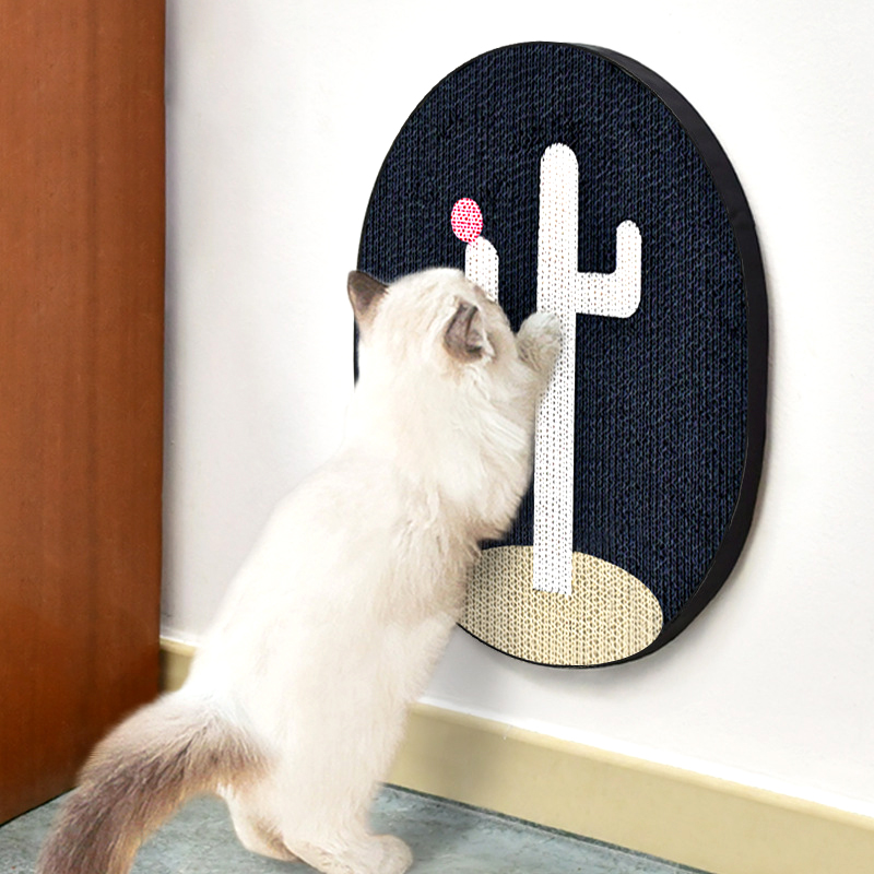 仙人掌立式贴墙宠物猫抓板猫咪自嗨解闷防抓磨爪猫玩具沙发贴用品