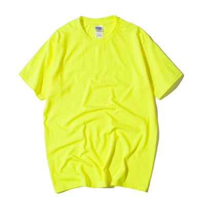 儿童彩色T恤夏季纯色纯棉短袖小学生班服糖果色幼儿园亲子装旅游
