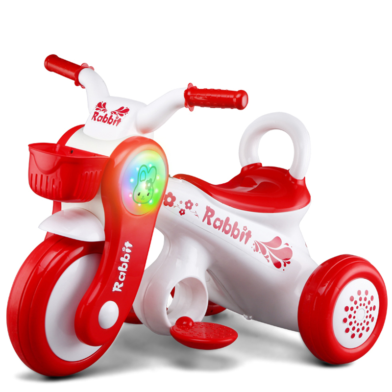 新品锋达儿童电动摩托车三轮车可坐人充电瓶男女幼儿宝宝小孩玩具