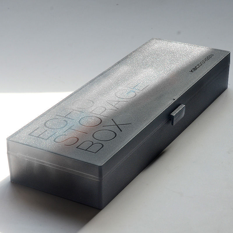 KACO透明塑料文具盒收纳铅笔盒男女孩日系ins小学生高颜值收纳盒