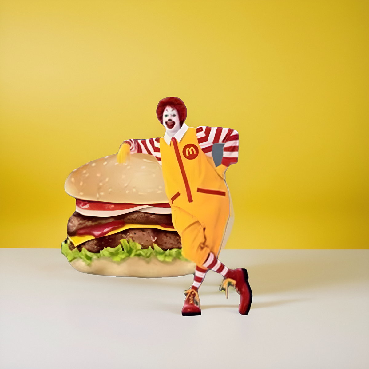 McDonald表演服Cosplay服麦当劳叔叔cos服化妆舞会小丑角色迎宾服