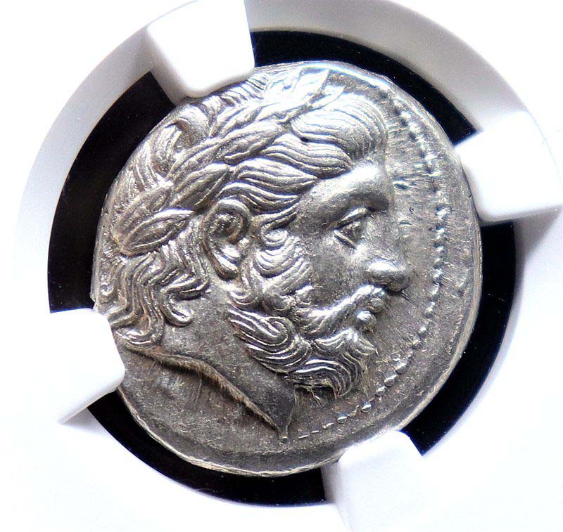 古希腊众神之王宙斯四德大银币射手座守护神凝绿轩西方古币欧洲