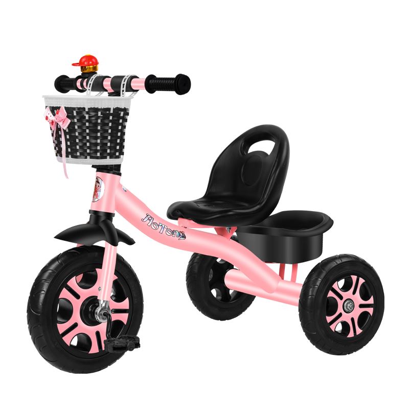 定制儿童三轮车脚踏车1-6岁遛娃神器婴儿手推自行车宝宝大号童车
